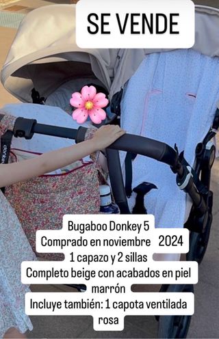 Bugaboo Donkey 5 Taupe Beige: 1 capazo, 2 sillas