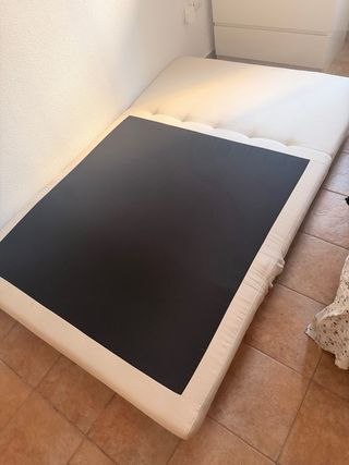 Sofá Cama 2 Plazas Tela Beige Sklum