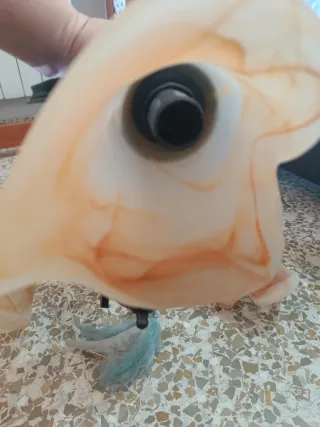 Lámpara de 3 hojas estilo rústico