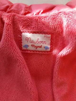 Chaquetón Mayoral rosa niña