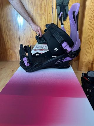 Tabla Snow Marcus Kiveland 2025 Fijaciones Nitro