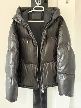Chaqueta plumífero Massimo Dutti negra