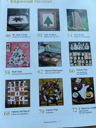 Revista Patchwork Secrets Navidad