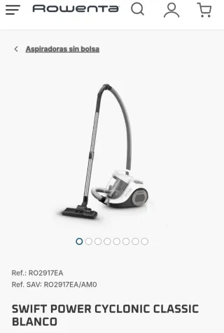 Aspiradora Rowenta Swift Power Cyclonic