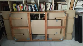 Mesa extensible salón BJURSTA 140/180/220x84