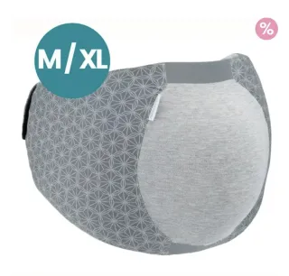 Cinturón de maternidad gris