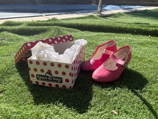 Zapatos Flamenco Niña Talla 27 Rosa 29 y 30.