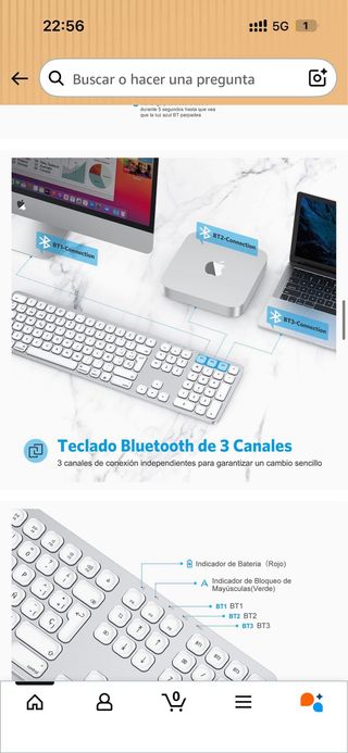 Teclado numérico Omoton para Mac