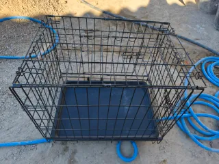 Oferta Jaula resistente para mascotas negra