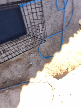 Oferta Jaula resistente para mascotas negra