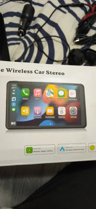 Pantalla Coche Portátil Inalámbrica + Cámara