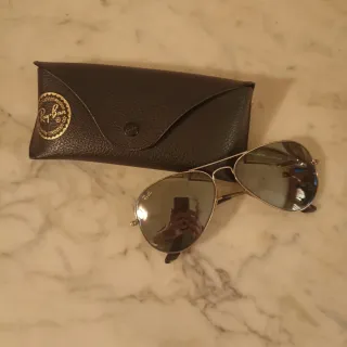 Gafas Ray-Ban Aviador Plateadas