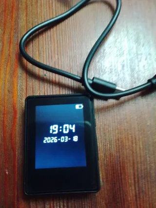 Reproductor MP3 Táctil USB Negro