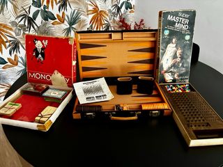 3 juegos de mesa vintage originales