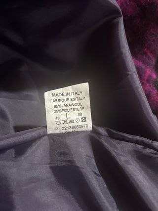 Chaqueta Lana Multicolor