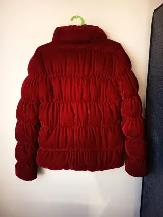 Abrigo Terciopelo Rojo ATIVO Talla 14