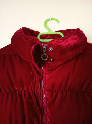 Abrigo Terciopelo Rojo ATIVO Talla 14