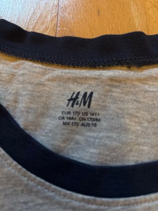 Pijama H&M Chico Talla 14 años 170 cm