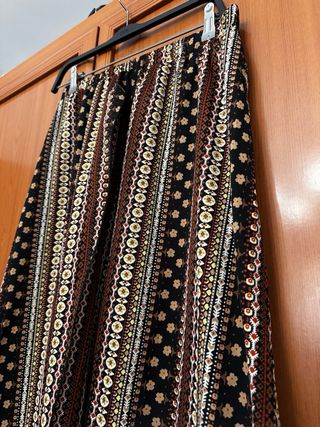 Falda larga estampada verano