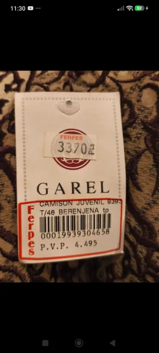 Camisón Lencero Vintage talla 46