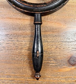 Antiguo espejo de barbero de aumento S. XIX