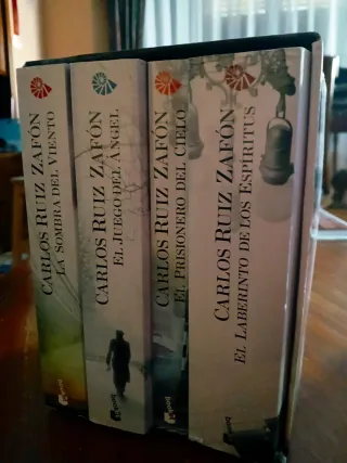 Colección 4 Libros Carlos Ruiz Zafón