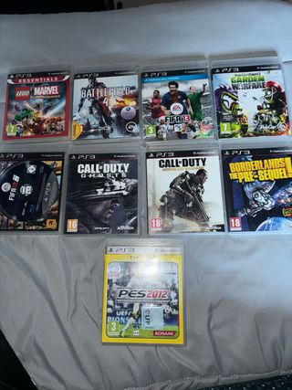 Pack 9 Juegos PS3: FIFA, Call of Duty, LEGO, PES
