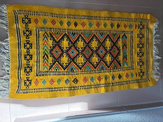 Alfombra Kilim Marroquí Multicolor