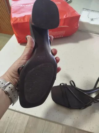 Sandalias Stradivarius Marrones Talla 39