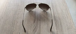 Gafas Armani Aviador Marrón y Dorado Nuevas
