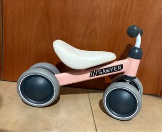 Bici de bebé Sawyer rosa