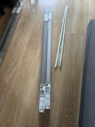 Barra Cortina Extensible RÄCKA Blanca