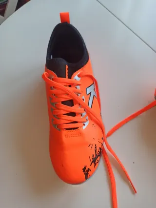 Botas de fútbol Kelme Pulse MG Naranja Talla 39