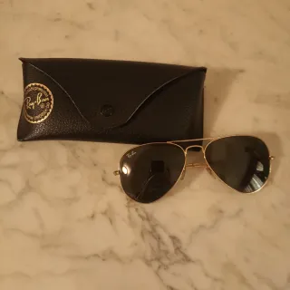 Gafas de sol Ray-Ban Aviator Lentes Verde Grisáceo