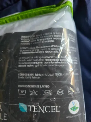 Sábana protectora tencel impermeable 180×190/200