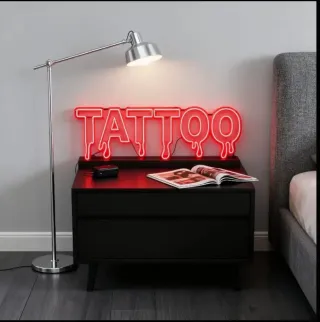 Lampada Neon LED "TATTOO" Gocciolante
