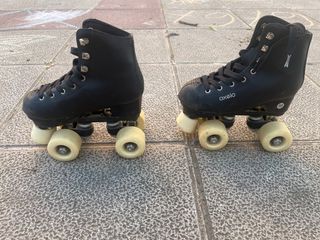 Patines Oxelo 4 Ruedas Talla 32 Negros