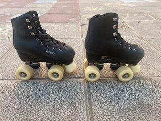 Patines Oxelo 4 Ruedas Talla 32 Negros