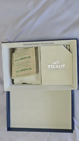 Caja Original Reloj Tissot Azul