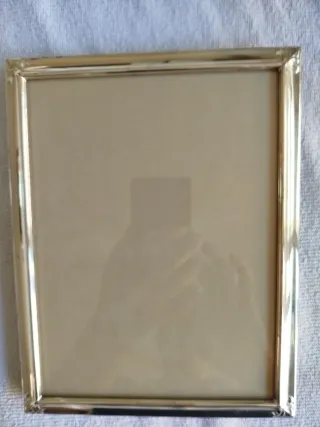 Marco de fotos baño de plata, de Isabel Cabanillas