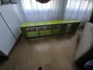 Estantería 4 espacios verde