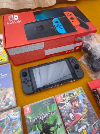 Nintendo Switch + juegos leer