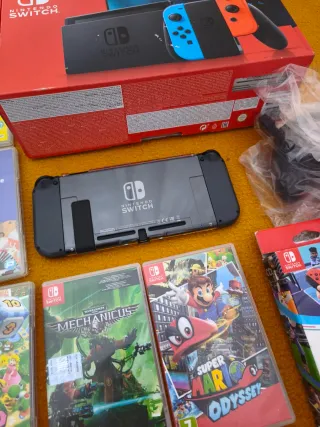 Nintendo Switch + juegos leer