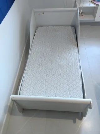 Cama infantil diseño trineo y se regala colchon