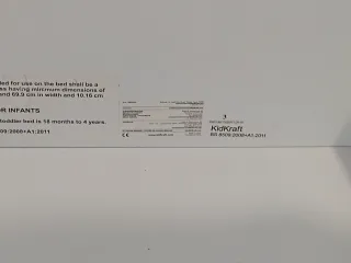 Cama infantil diseño trineo y se regala colchon