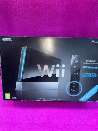 Lote Consola Nintendo Wii + Accesorios y Juegos