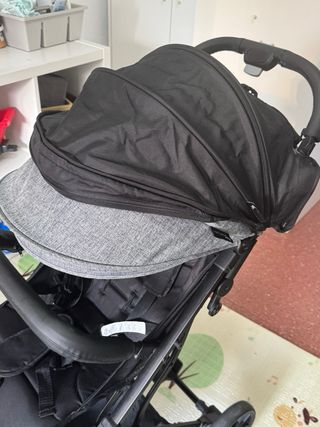 Silla de paseo Interbaby Negra/Gris