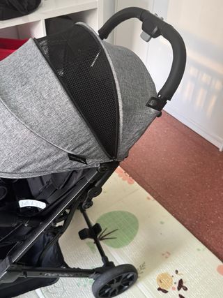 Silla de paseo Interbaby Negra/Gris