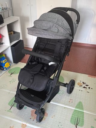 Silla de paseo Interbaby Negra/Gris
