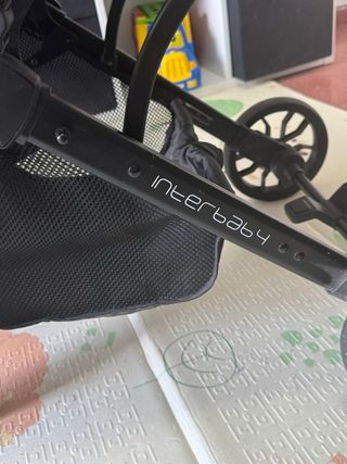 Silla de paseo Interbaby Negra/Gris